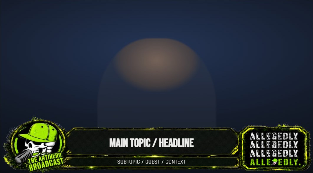 Broadcast overlay banner example