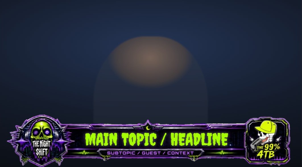 Broadcast overlay banner example